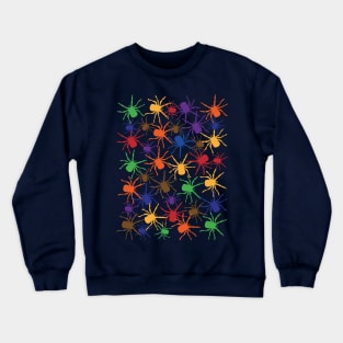 Colorful spiders Crewneck Sweatshirt